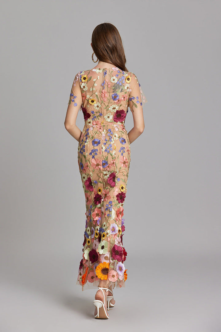 Women's Classic Floral Dress | Midi