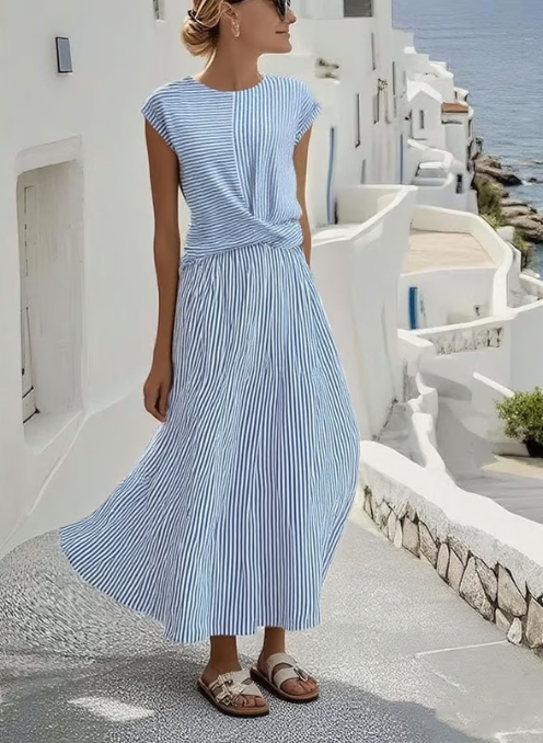 Riviera | Twist Effect Maxi Dress