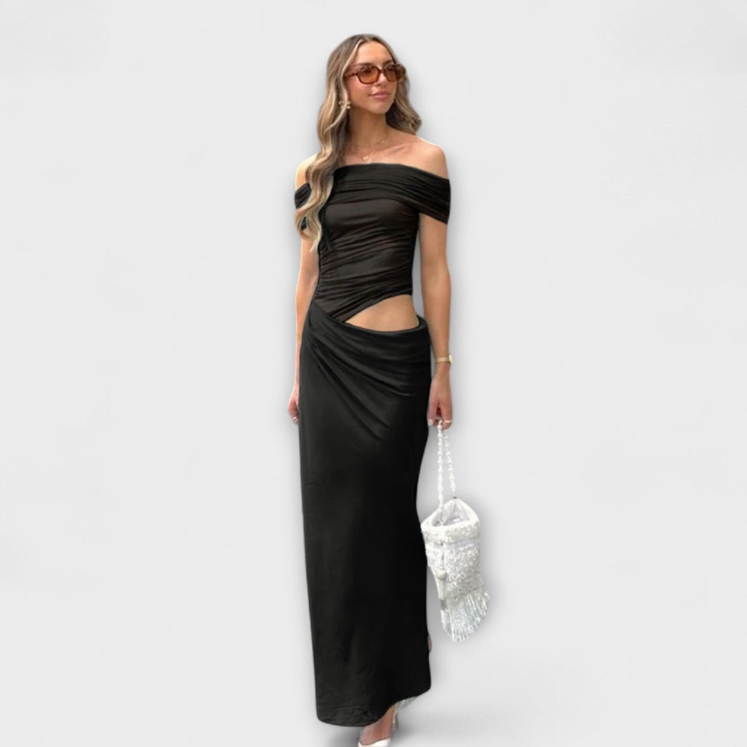 Ruffled Irregular Dress