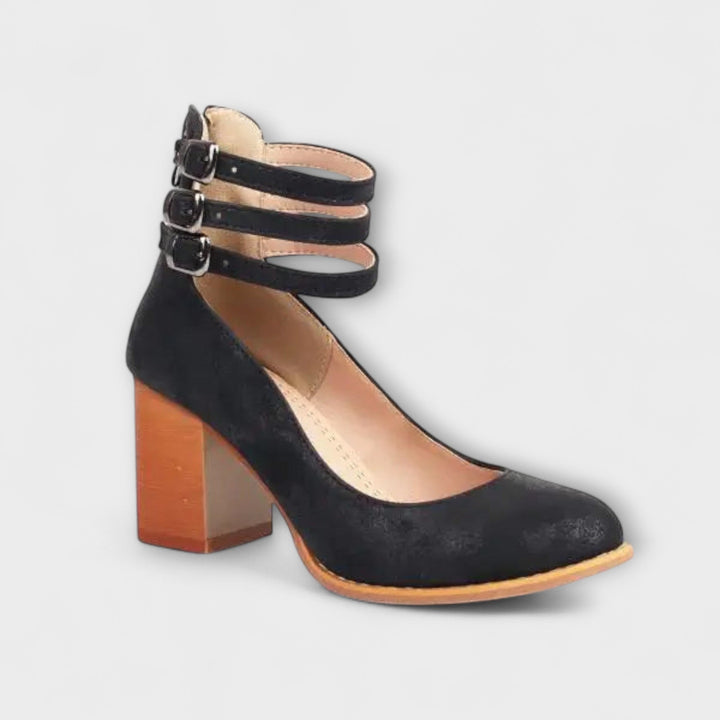 Pumps with Ankle Strap Design