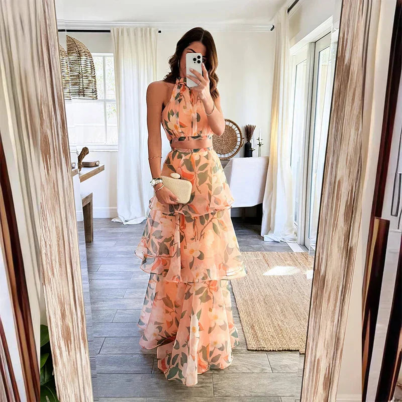 Lessy | Stylish Floral Two-Piece Set
