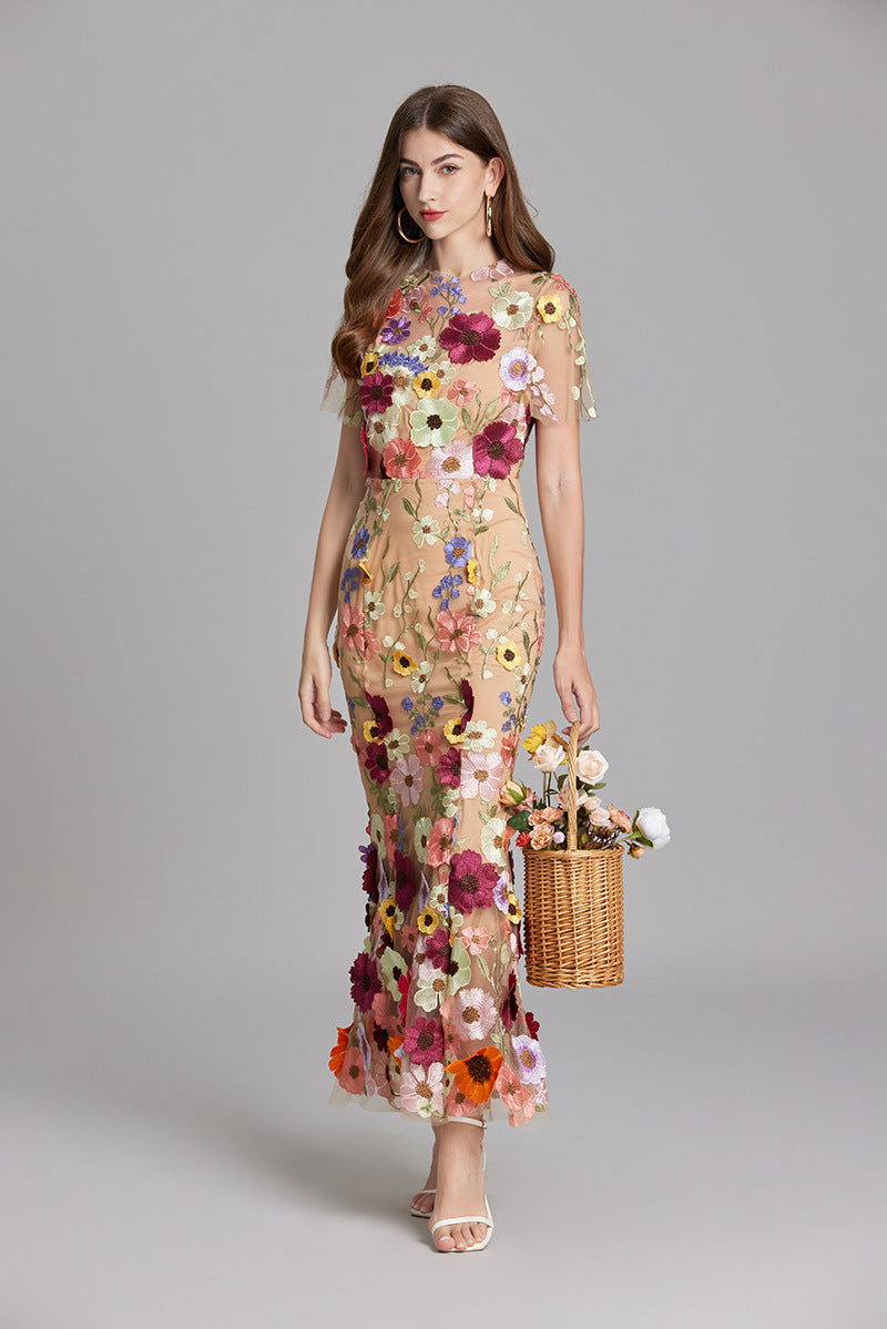 Women's Classic Floral Dress | Midi