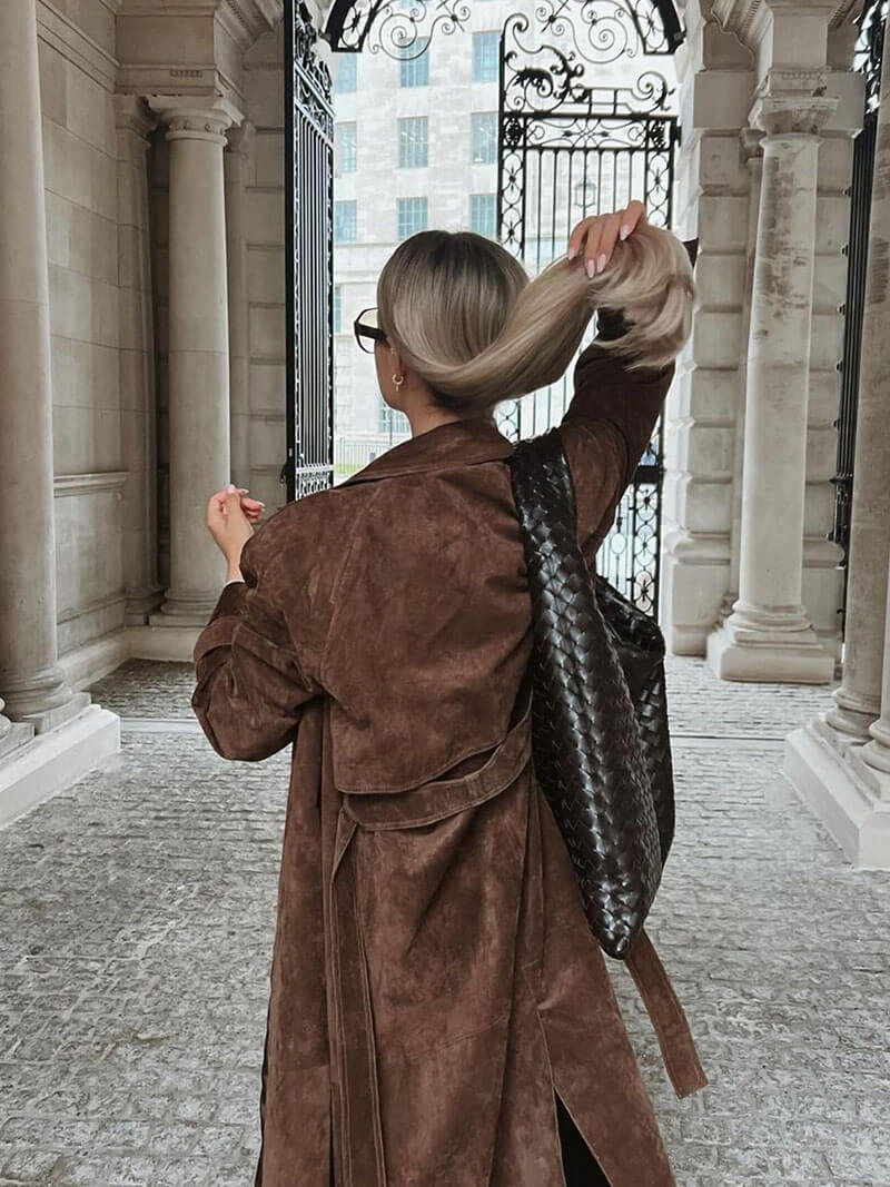 Darcey | Women’s Trendy Warm Belted Trench Coat