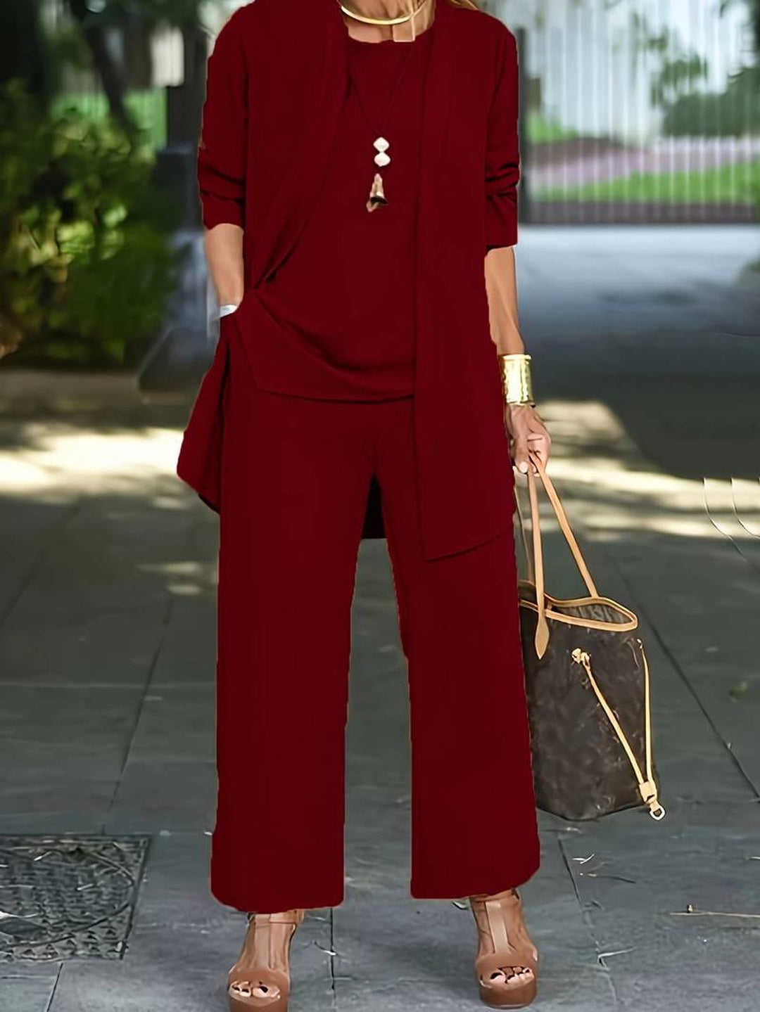 Bethany | Women Three Piece Relaxed Outfit Set