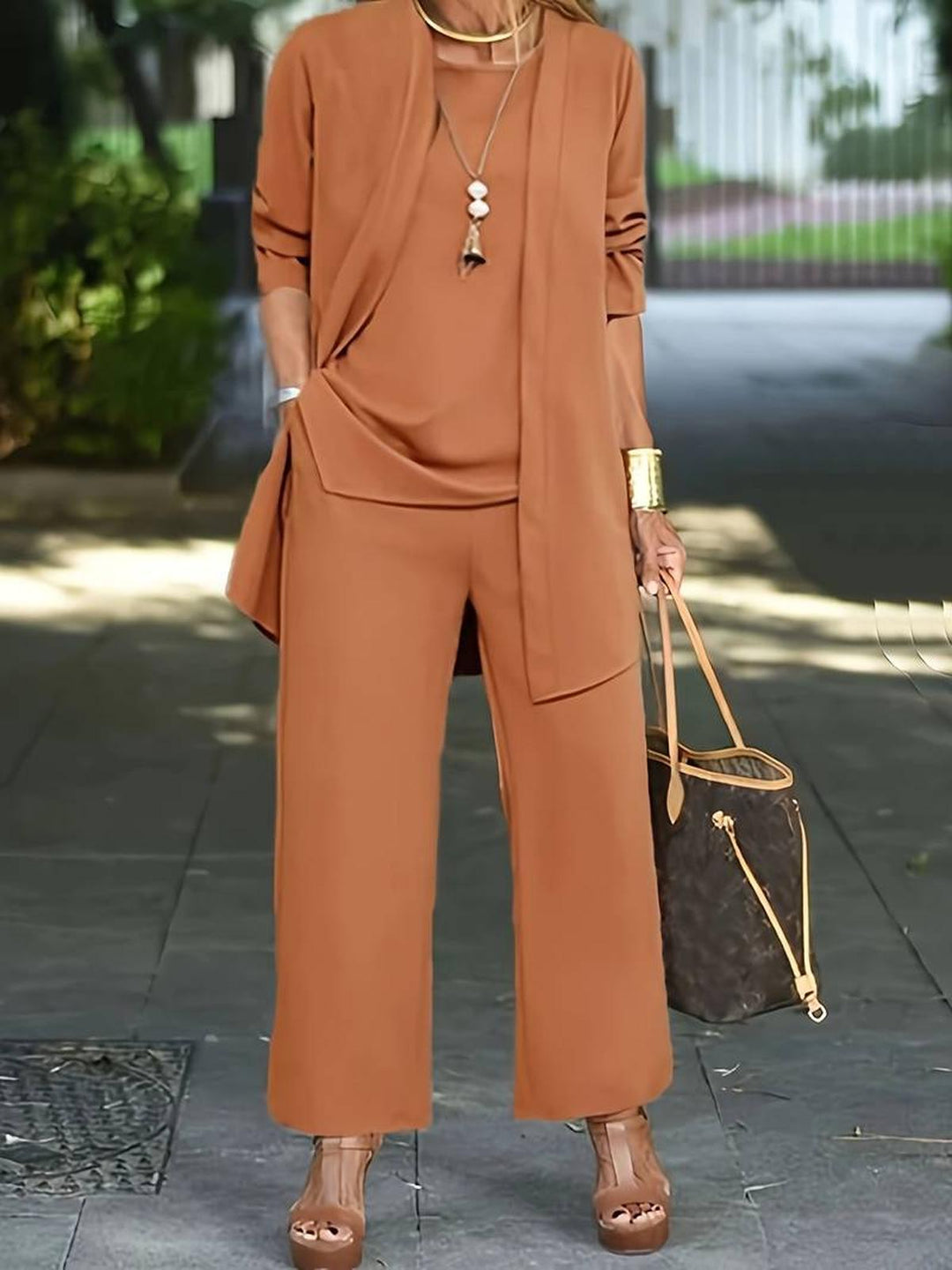 Bethany | Women Three Piece Relaxed Outfit Set
