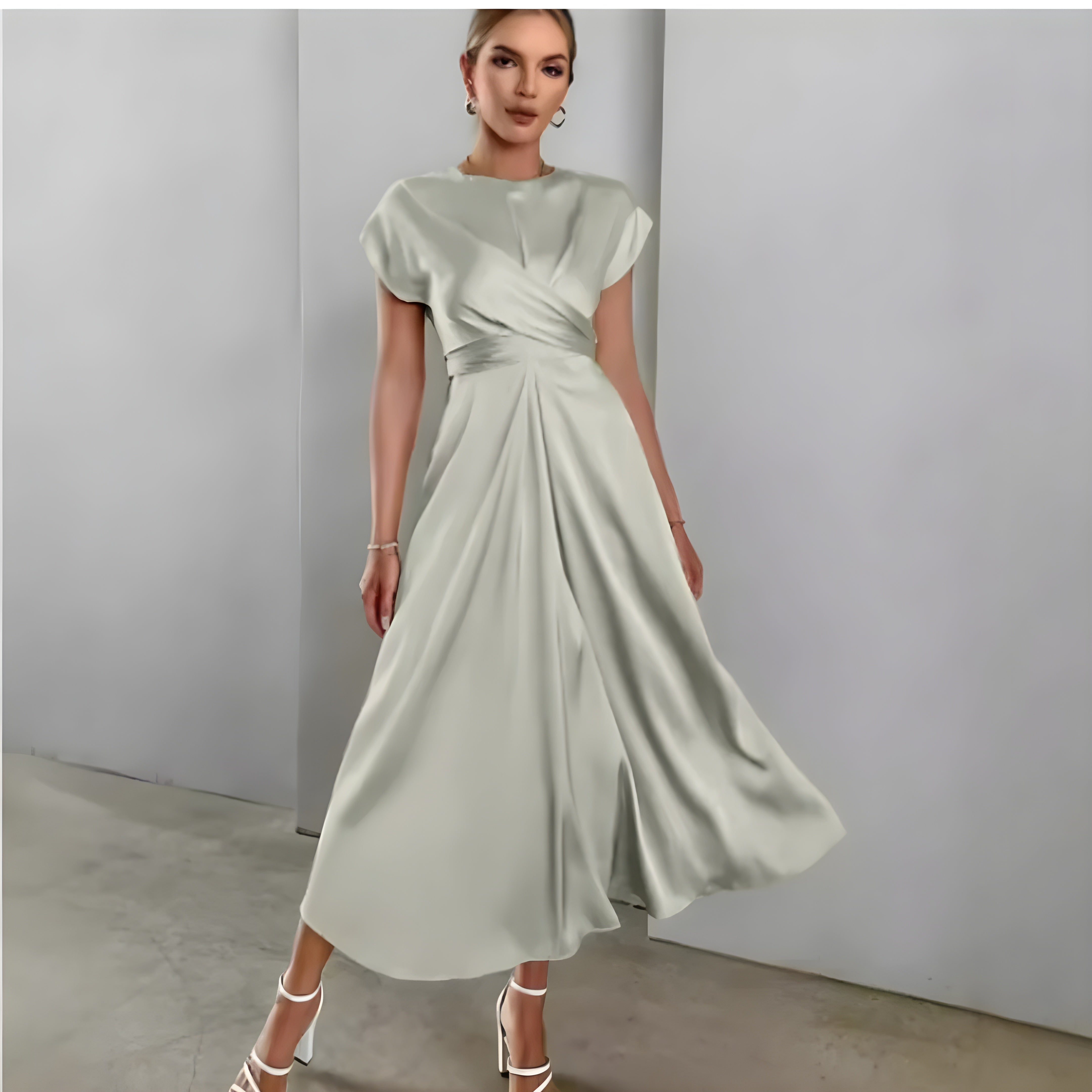 Women's Wedding Guest Wrap Dress | Midi