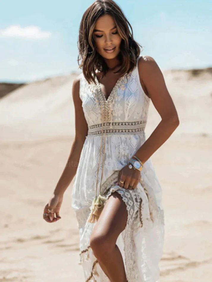 Women's Boho Style Dress | Maxi