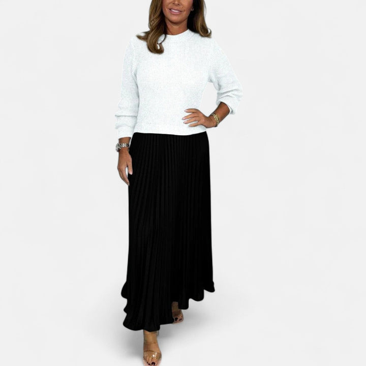 Knit Top Maxi Dress