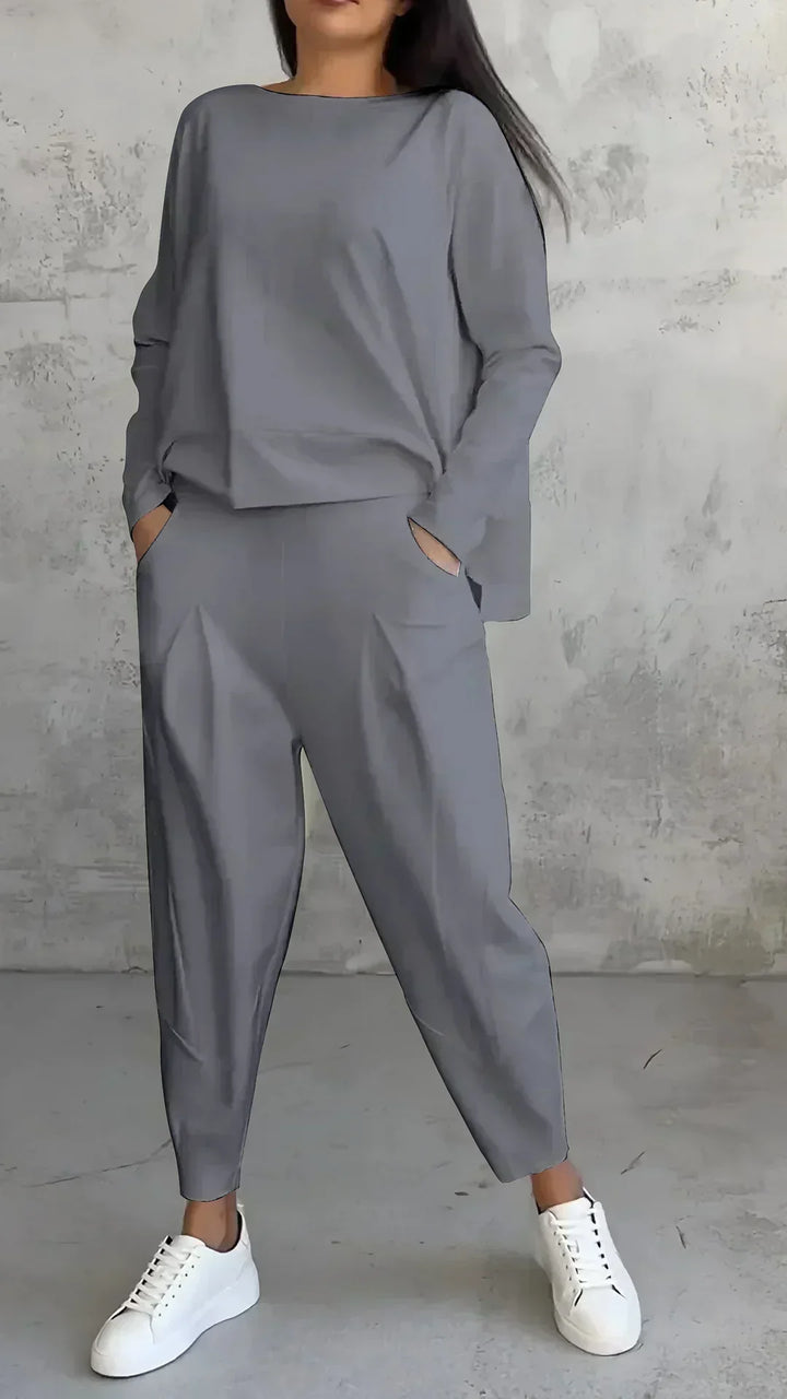 Daria - Elegant & Chic Two-Piece Ensemble – Effortless Style & Comfort