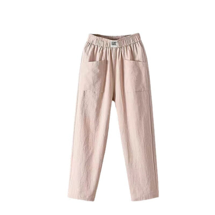 Women's Elastic Waist Pants with Pockets | Wide Leg
