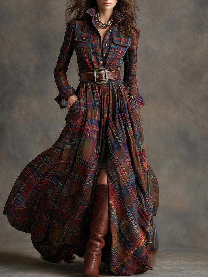 Jacqueline - Classic Button-Up Shirt Dress