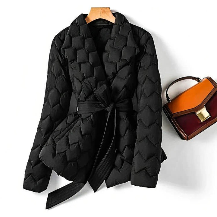 Grace | Women’s Quilted Belted Winter Puffer Coat