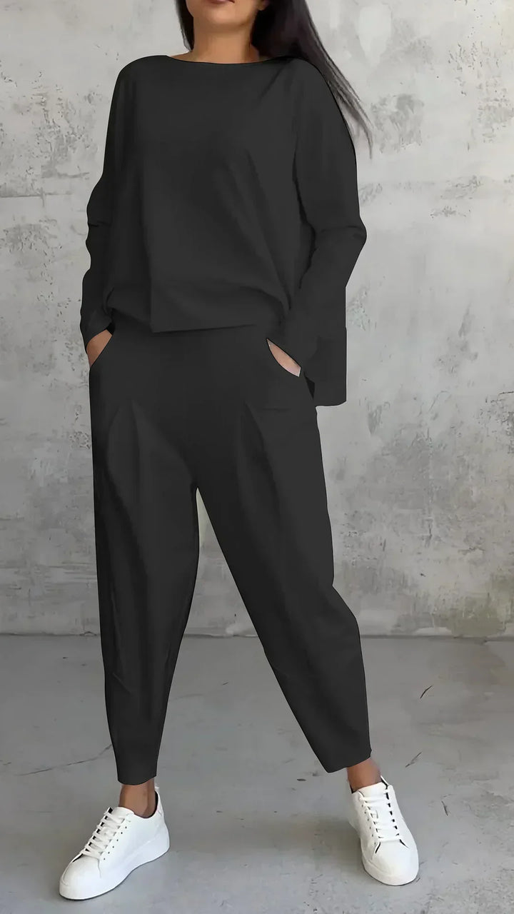Daria - Elegant & Chic Two-Piece Ensemble – Effortless Style & Comfort