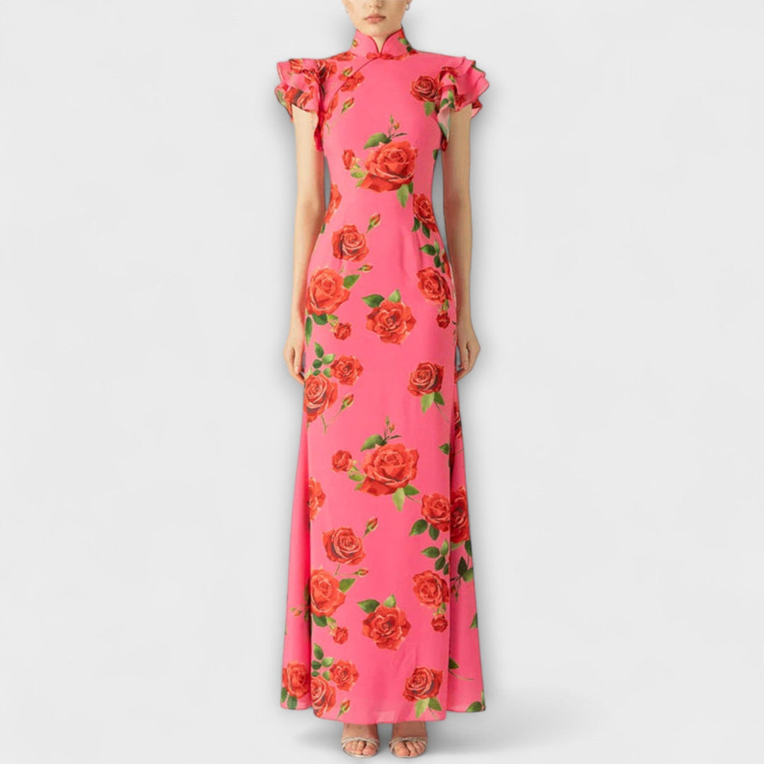 Maxi Dress with Floral Print