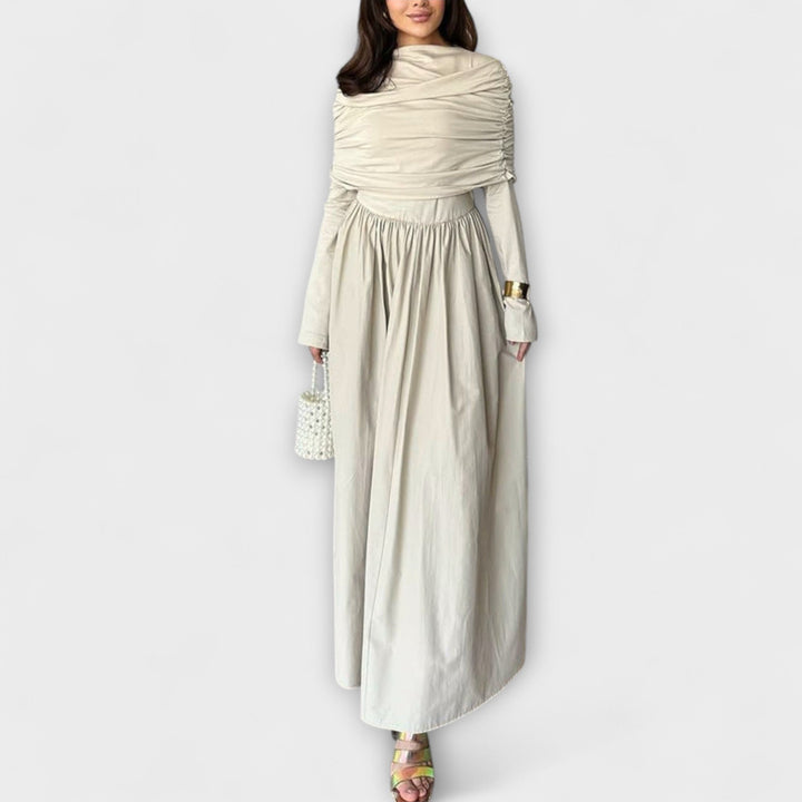 Relaxed Pleated Dress