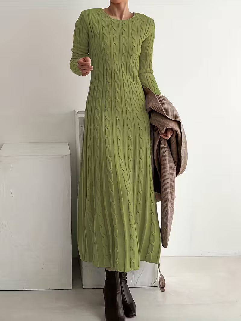 Avery | Elegant Knit Maxi Dress