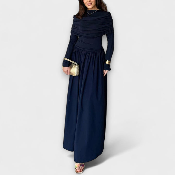 Relaxed Pleated Dress
