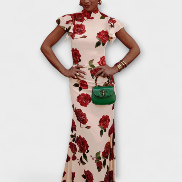 Maxi Dress with Floral Print