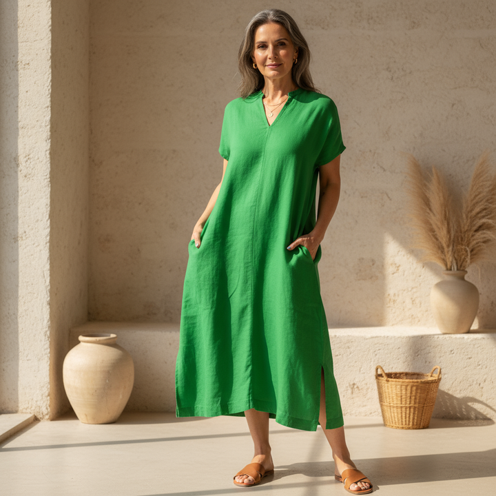 Women's Cap Sleeve Shift Dress | Mini