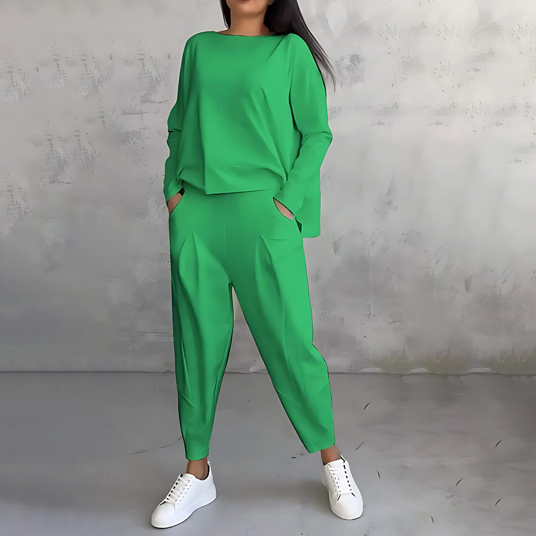 Maya | Women’s Casual Loose-Fit Top And Pants
