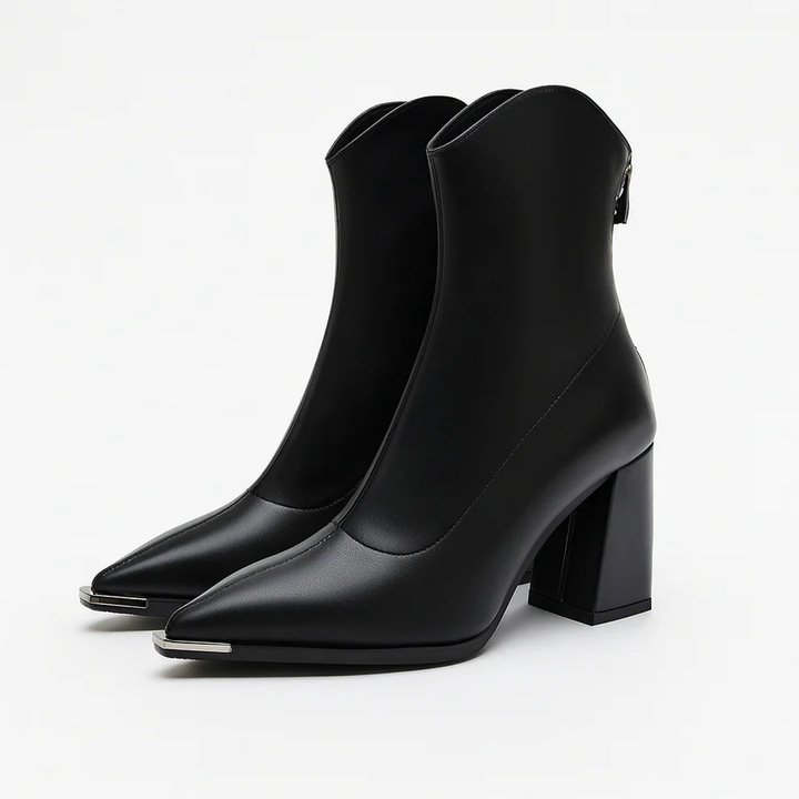 Montrose Chrome Tip Chelsea Boots
