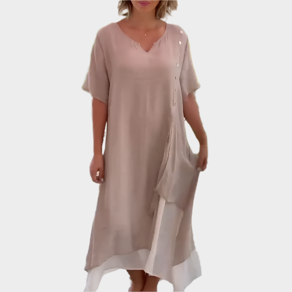 Classic Maxi Dress in a Solid Color
