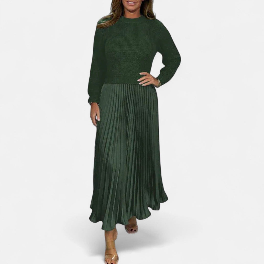 Knit Top Maxi Dress