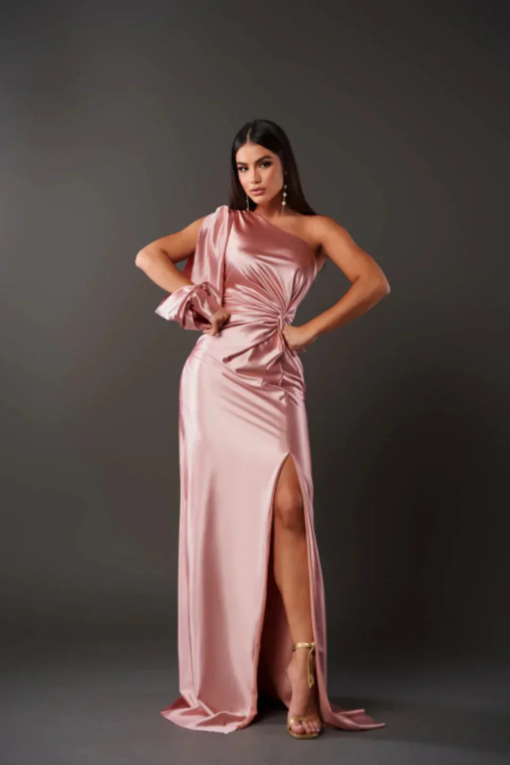 Women's One-shoulder Wedding Guest Dress | Maxi