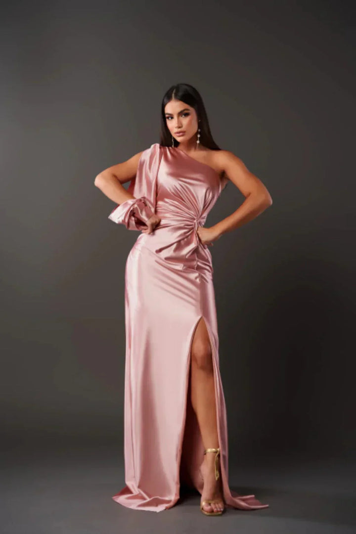 Women's One-shoulder Wedding Guest Dress | Maxi