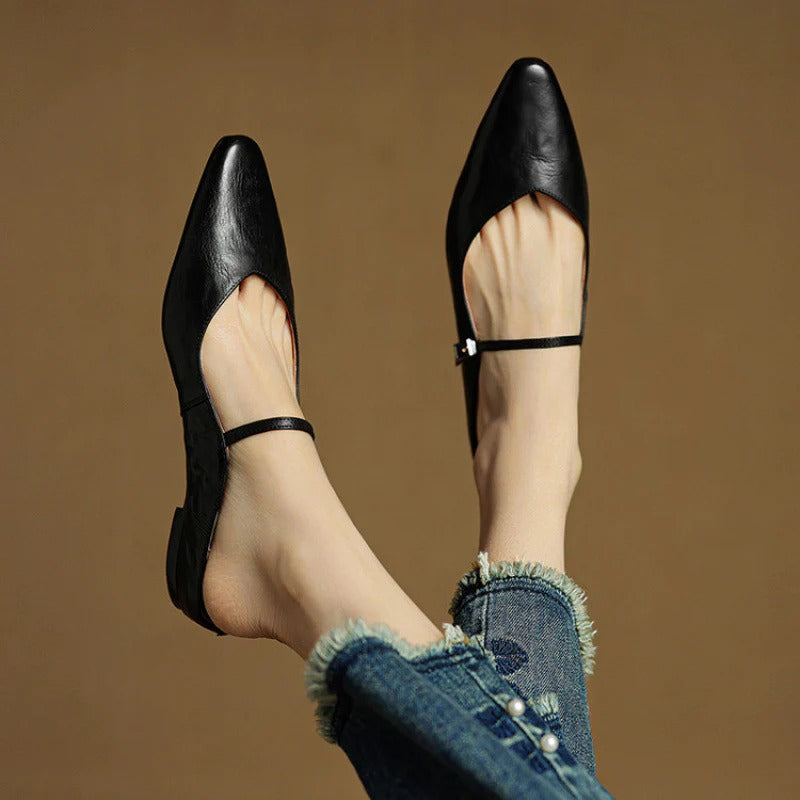 Bellancia Leather Leather Flats