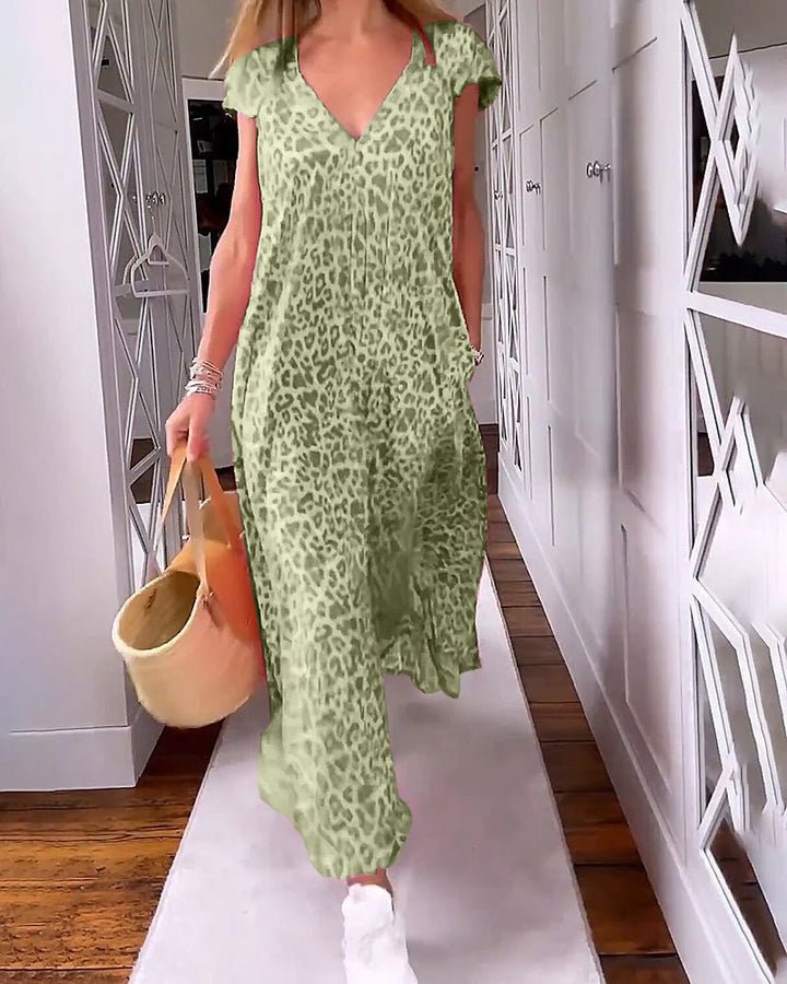 V-Neck Maxi Dress