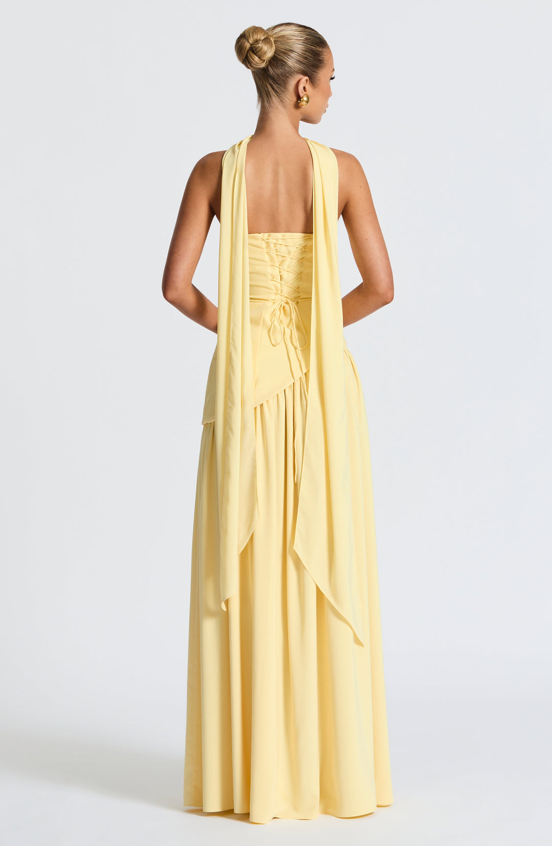 Women’s Strapless Wedding Guest Dress with High Slit | Maxi