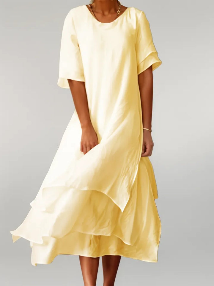 Maya Dress with Elegant Ruffles