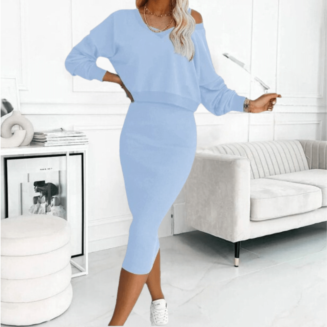 Madison | Women’s Off-Shoulder Top With Skirt