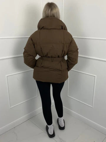 Brooklyn | Winter Belted Puffer Coat For Women