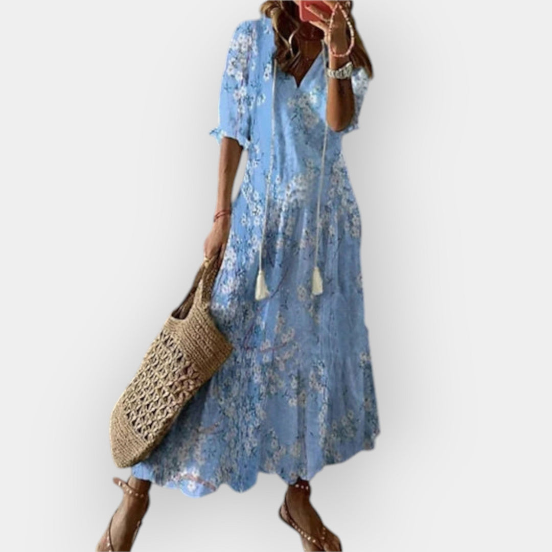 Maxi Dress with Bohemian Style