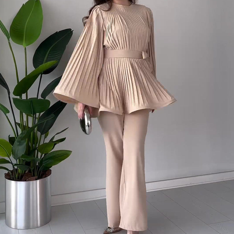 LUMINA – PLEATED TWO-PIECE SET